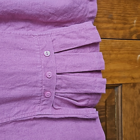 Linen blend top - Picture 7 of 7